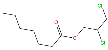 2,3-Dichloropropyl heptanoate